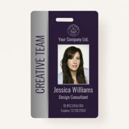 Name des Bar für benutzerdefinierte Mitarbeiter-Fo Ausweis