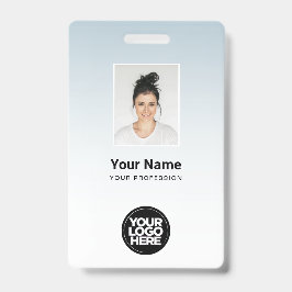 Name des Bar für das Blue Employee-Foto Ausweis
