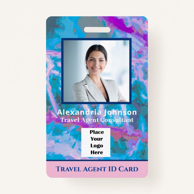 Name des Bar für das Logo des benutzerdefinierten  Ausweis (Vorderseite)