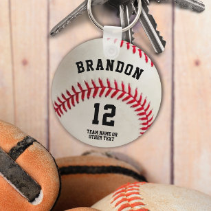 Name des Baseball-Players Personalisiert Schlüsselanhänger