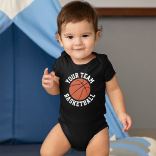 Name des Basketball Baby Teams, Name des Spielers  Strampler
