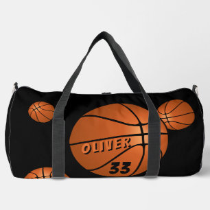 Name des Basketball Ball Sports Player Duffle Bag