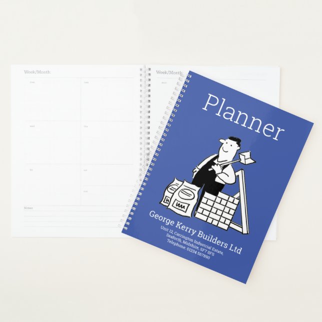Name des Bauunternehmens Terminplaner Planer (Anzeige)