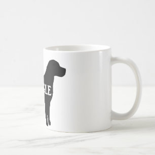 Name des Beagle Silhouette.png Tasse