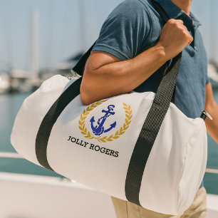 Name des benutzerdefinierten Ankerboots Duffle Bag