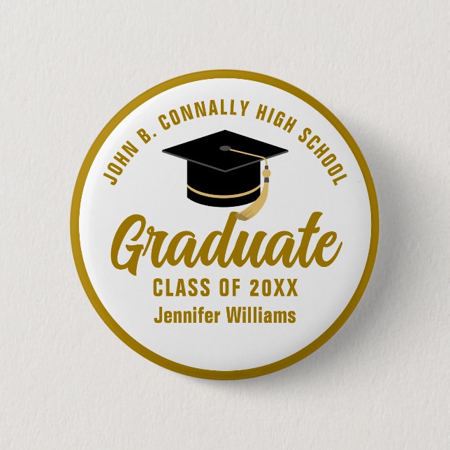 Name des benutzerdefinierten Graduate-Namens für E Button (Vorderseite)