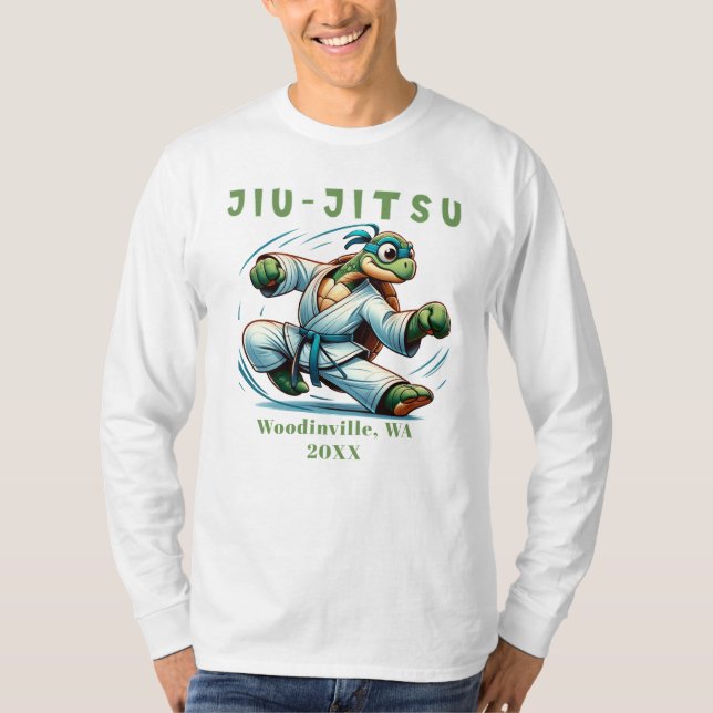 Name des benutzerdefinierten Jiu-Jitsu-Ortes für K T-Shirt (Vorderseite)