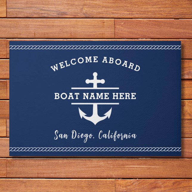 Name des benutzerdefinierten Schiffes Willkommen i Fußmatte (Von Creator hochgeladen)