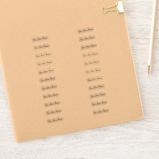 Name des benutzerdefinierten Speichers Multi Aufkleber (Notizbuch)