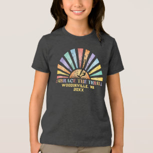 Name des benutzerdefinierten Windsurfstandorts Tri-Blend Shirt