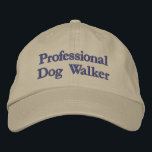 Name des beruflichen Dog Walker-Geschäfts Bestickte Baseballkappe<br><div class="desc">Eine tolle Möglichkeit für den beruflichen Hundeschlittengänger zu werben,  während er diese Hunde spazieren geht! Personalisieren Sie mit Ihrem Firmennamen und koordinieren Sie mit unseren Jacken!</div>