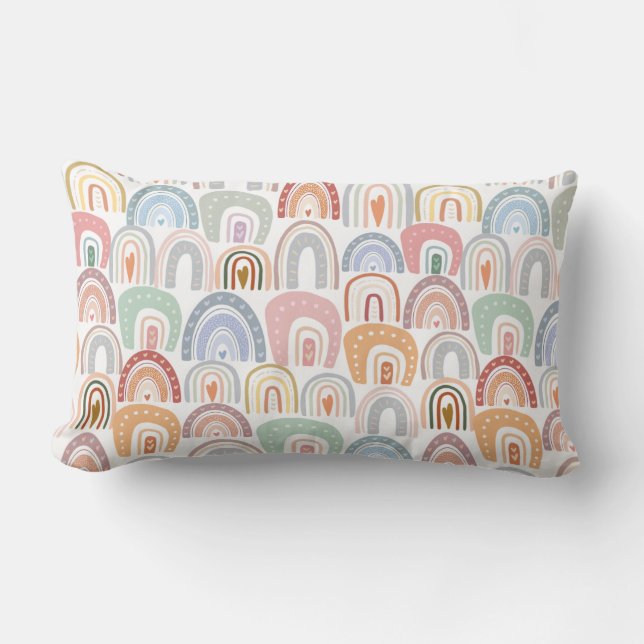 Name des Bohemischen Regenbogenmusters Lendenkissen (Vorderseite)