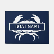Name des Bootes Crab Dock Mat