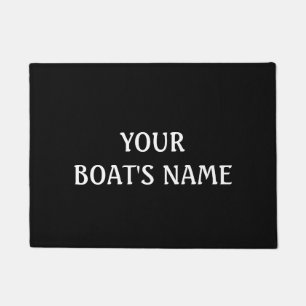 Name des Bootes Dock Mat Fußmatte