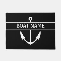 Name des Bootes Dock Mat