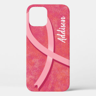 Name des Brustkrebserkrankungsüberlebens Pink Ribb Case-Mate iPhone Hülle