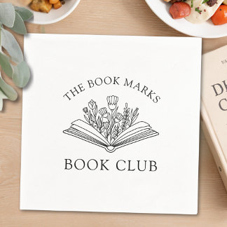 Name des Buchclubs Personalisierte Party Serviette