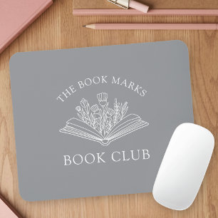 Name des Buchclubs Personalisiertes Geschenk für M Mousepad