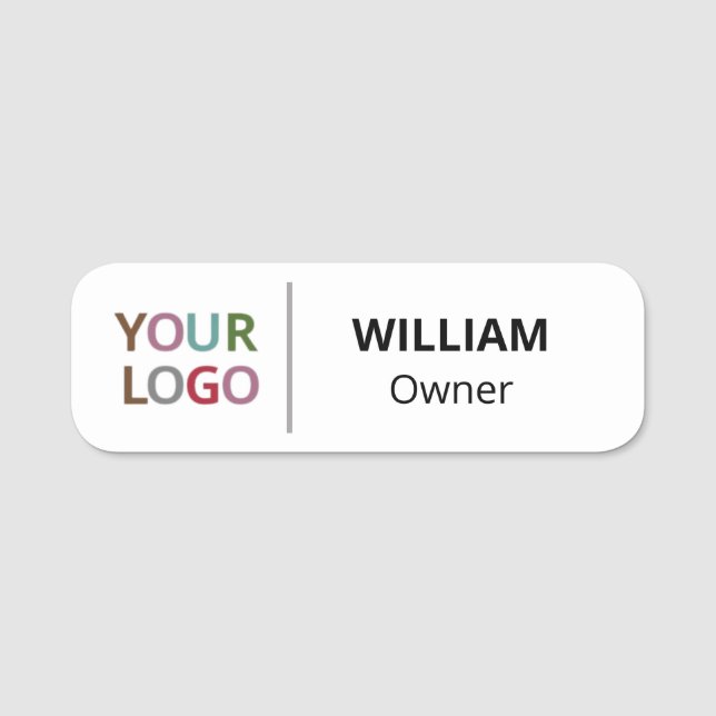 Name des Buttons oder Magnetic mit benutzerdefinie Namensschild (Vorderseite)