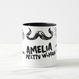 "[Name des Eigentümers] Hübsche Frau, ja, ja!" Tasse