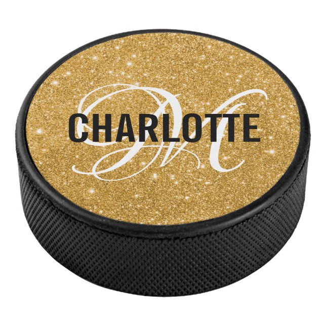 Name des eleganten Glitzer Eishockey Puck (3/4)