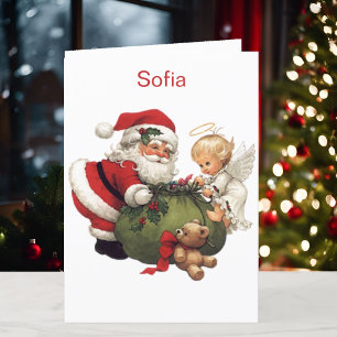 Name des Enkelkindes Weihnachtsmann Weihnachten