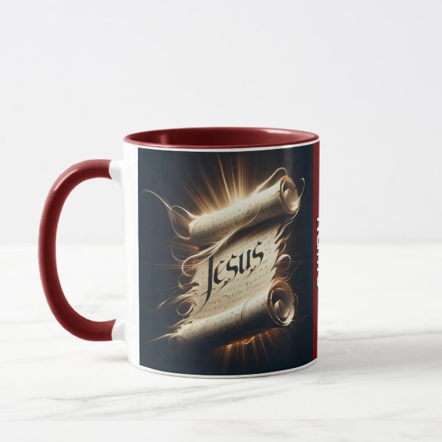 "Name des Erlösers" Tasse (Links)