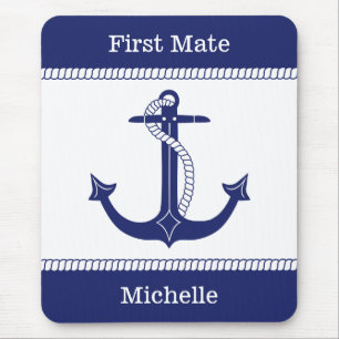Name des ersten Anchors mit dem Namen des nautisch Mousepad