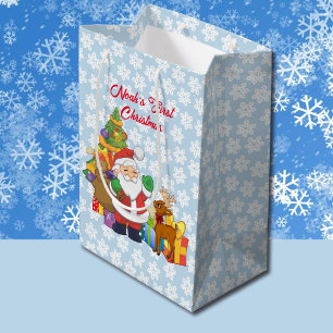 Name des ersten Weihnachtsmanns Mittlere Geschenktüte