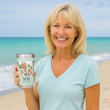 Name des farbigen Fotos der Collage monogram