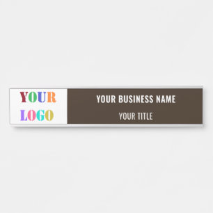 Name des Firmenlogos Name Plate oder Muster für di Türschild