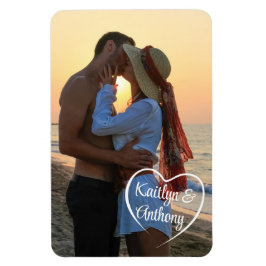 Name des Fotos "Couple Liebe Heart" Magnet