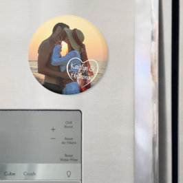 Name des Fotos "Couple Liebe Heart" Magnet