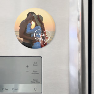 Name des Fotos "Couple Liebe Heart" Magnet