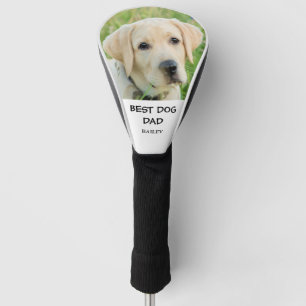 Name des Fotos des besten Hundes-Vaters Golf Headcover