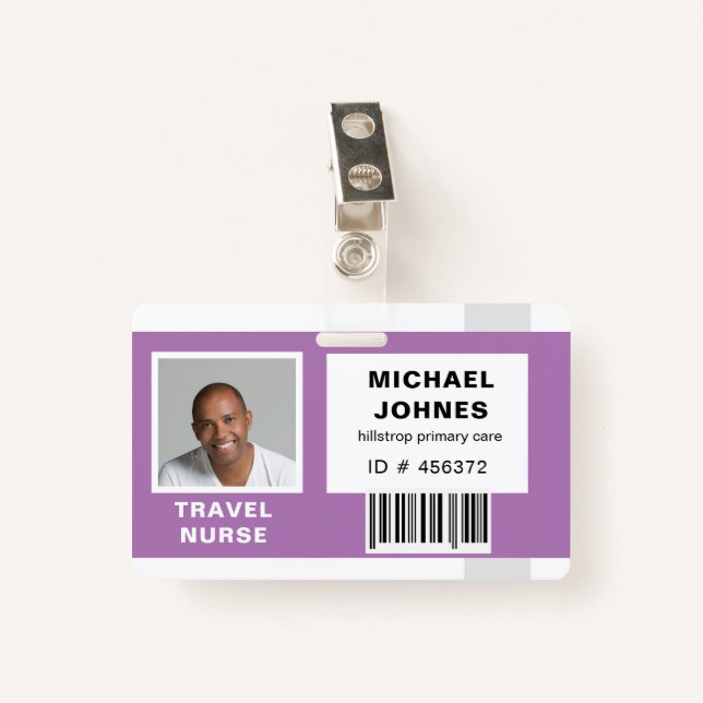 Name des Fotos des Mitarbeiter-Bar Ausweis (Vorderseite mit Klammer)