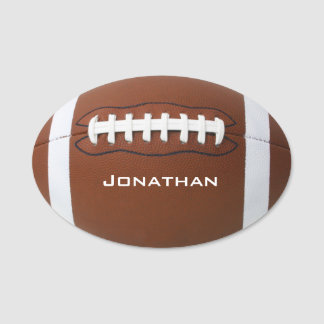Name des Fußball-Designs Namensschild