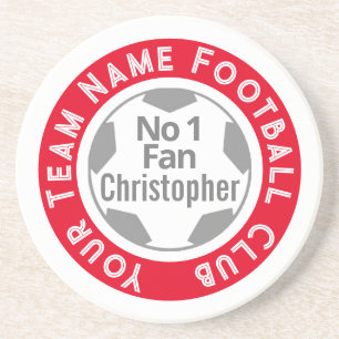 Name des Fußballklubs Getränkeuntersetzer