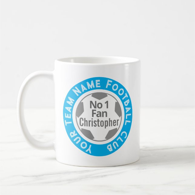 Name des Fußballklubs Kaffeetasse (Links)