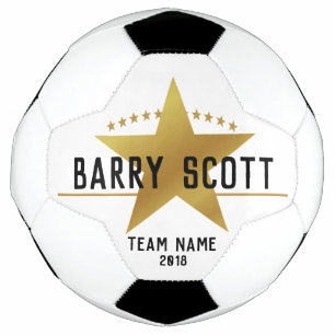 Name des Fußballspielers personalisiert Fußball