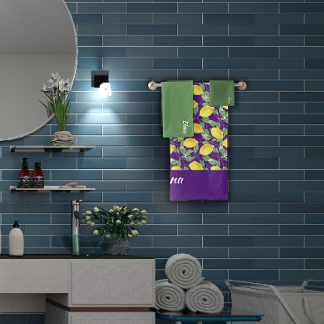 Name des gelben Zitronengrün Badhandtuch Set (Von Creator hochgeladen)