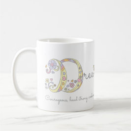 Name des gezeichnet Buchstabens D, d. h. Monogramm Tasse