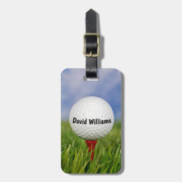 Name des Golfballs Gepäckanhänger