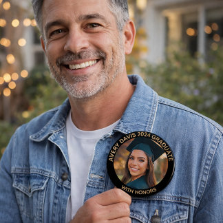 Name des Graduate Foto Year mit Ehrengrad Button
