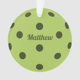 Name des grünen Pickleball-Player Ornament