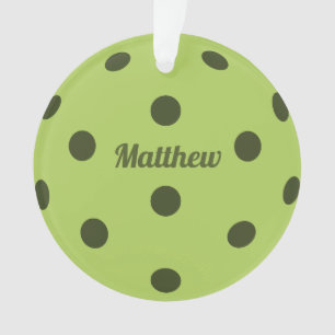 Name des grünen Pickleball-Player Ornament