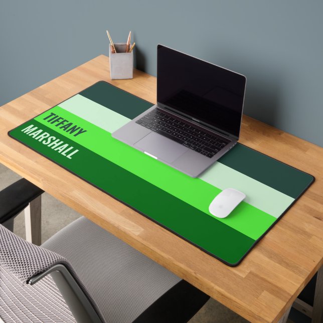 Name des grünen Streifen Schreibtischunterlage (Büro 2)