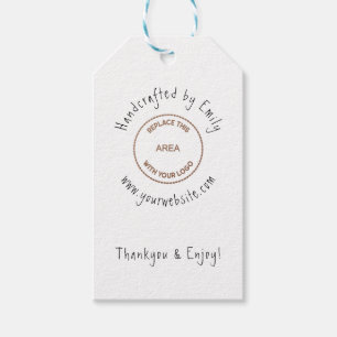 Name des Handwerks-Firmenlogos Geschenkanhänger