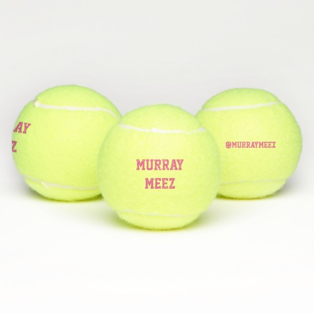 Name des Hauses & Instagram Handballspielzeug - Ro Tennisbälle (Multi)