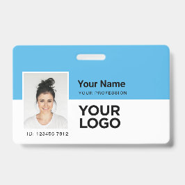 Name des hellblauen Fotos Bar oder Qr-Code Ausweis